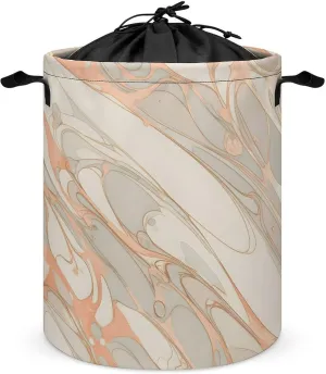 Laundry Hampers, Large Drawstring Laundry Bag, Removable Laundry Bags, Collapsible Storage Bin with Handles for Home Organization, Kids Room, Nursery Vertebrate