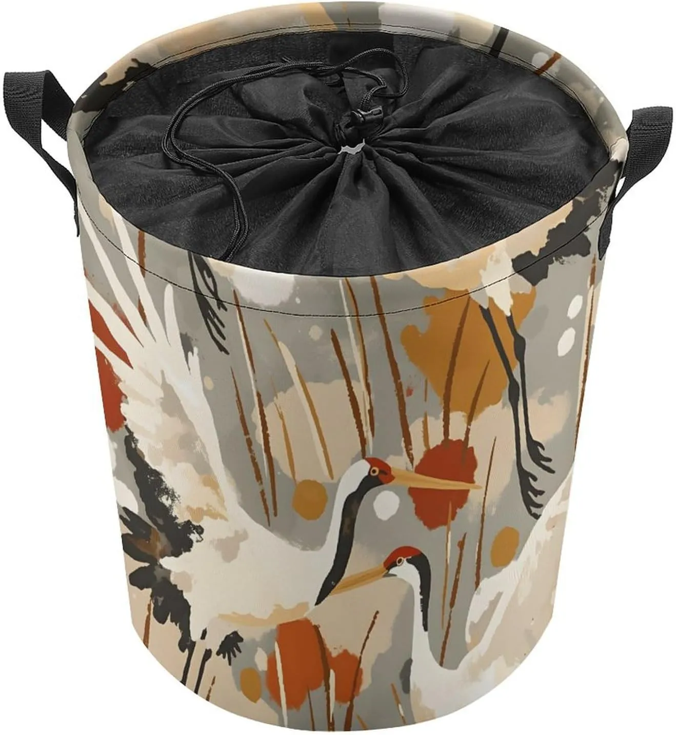 Laundry Hampers, Large Drawstring Laundry Bag, Removable Laundry Bags, Collapsible Storage Bin with Handles for Home Organization, Kids Room, Nursery Vertebrate