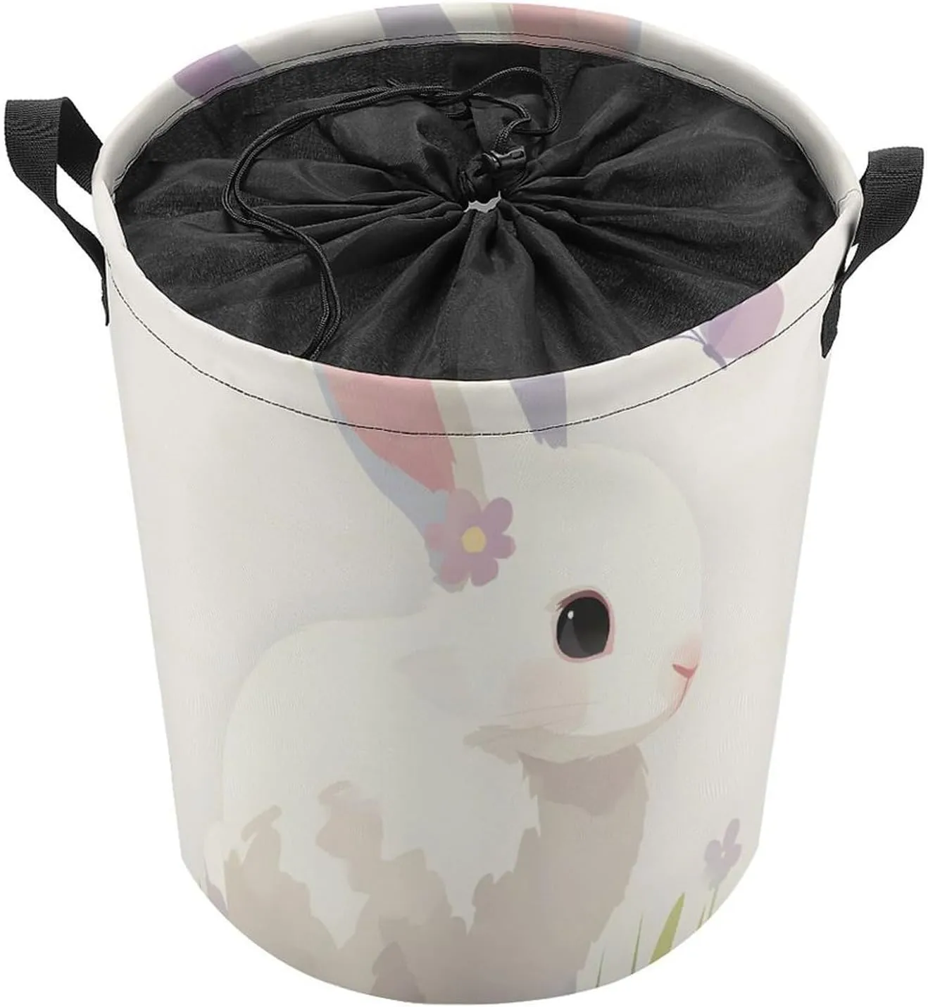 Laundry Hampers, Large Drawstring Laundry Bag, Removable Laundry Bags, Collapsible Storage Bin with Handles for Home Organization, Kids Room, Nursery Vertebrate
