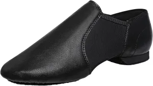 Leather Sole Jazz Shoes Slip-on Dance for Girls Boys (Toddler/Little Kid/Big Kid)