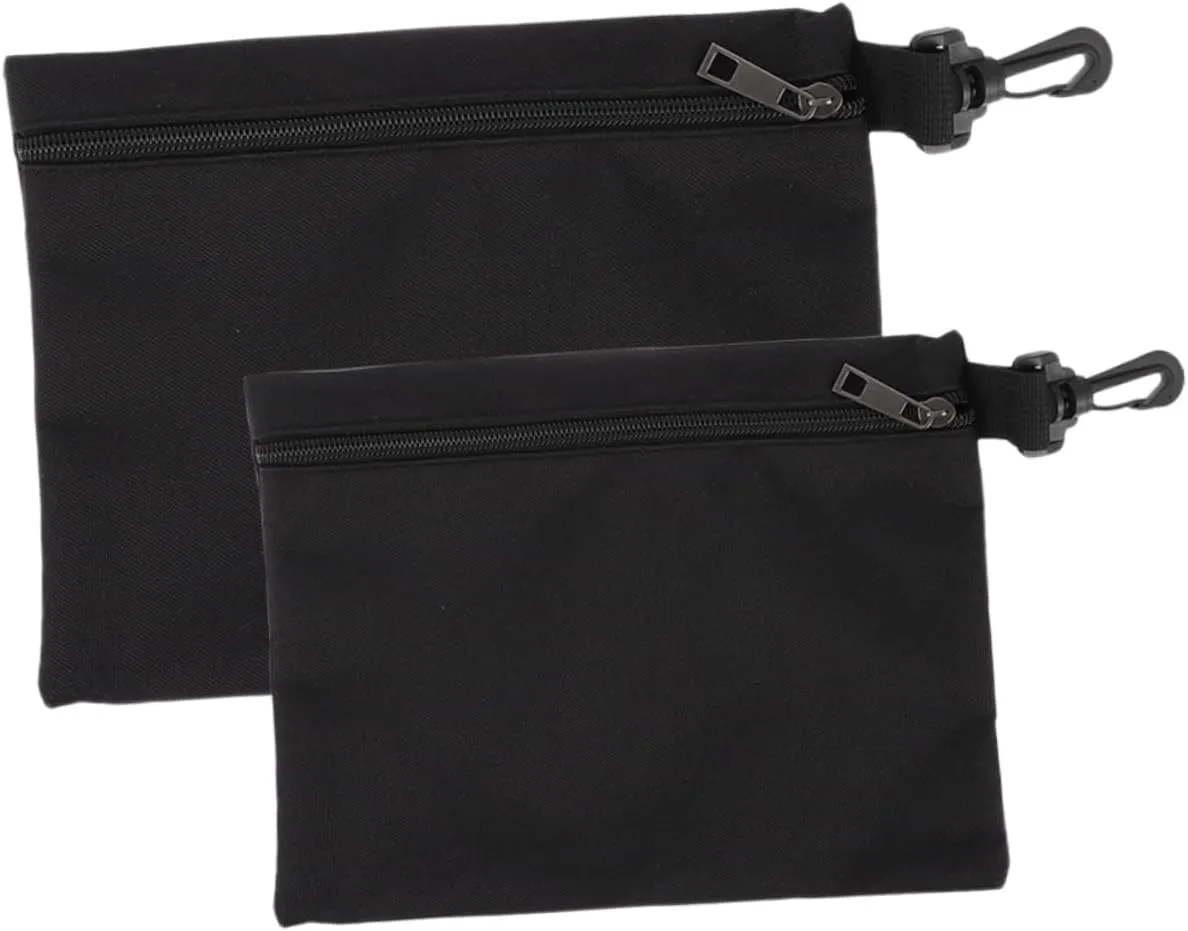 LIFKOME 2pcs Tool Organizer Bag with Zipper Durable Oxford Tool Pouch for Gadgets Portable Storage for Hardware and Travel Bag