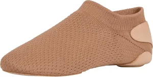Linodes Unisex 019 Nylon Upper Leather Sole Slip-on Jazz Shoe for Women and Men's Dance Shoes