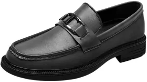 Men Oxford Dress Shoes Vegan Leather Tuxedo Slip On Plain Toe Casual Low Top Shoe