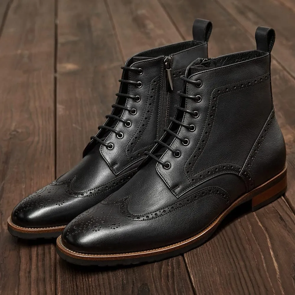 Men's Casual Oxford Boots Chukka Dress Boots for Men