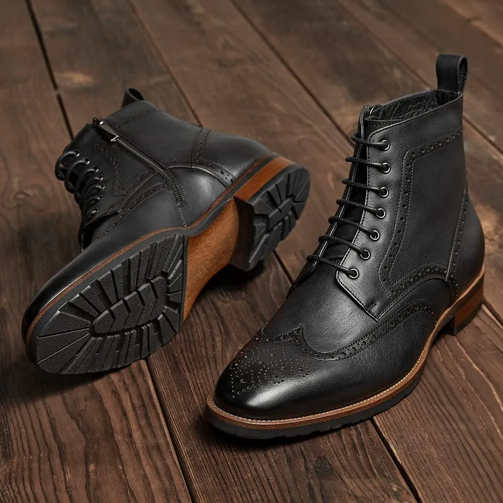 Men's Casual Oxford Boots Chukka Dress Boots for Men