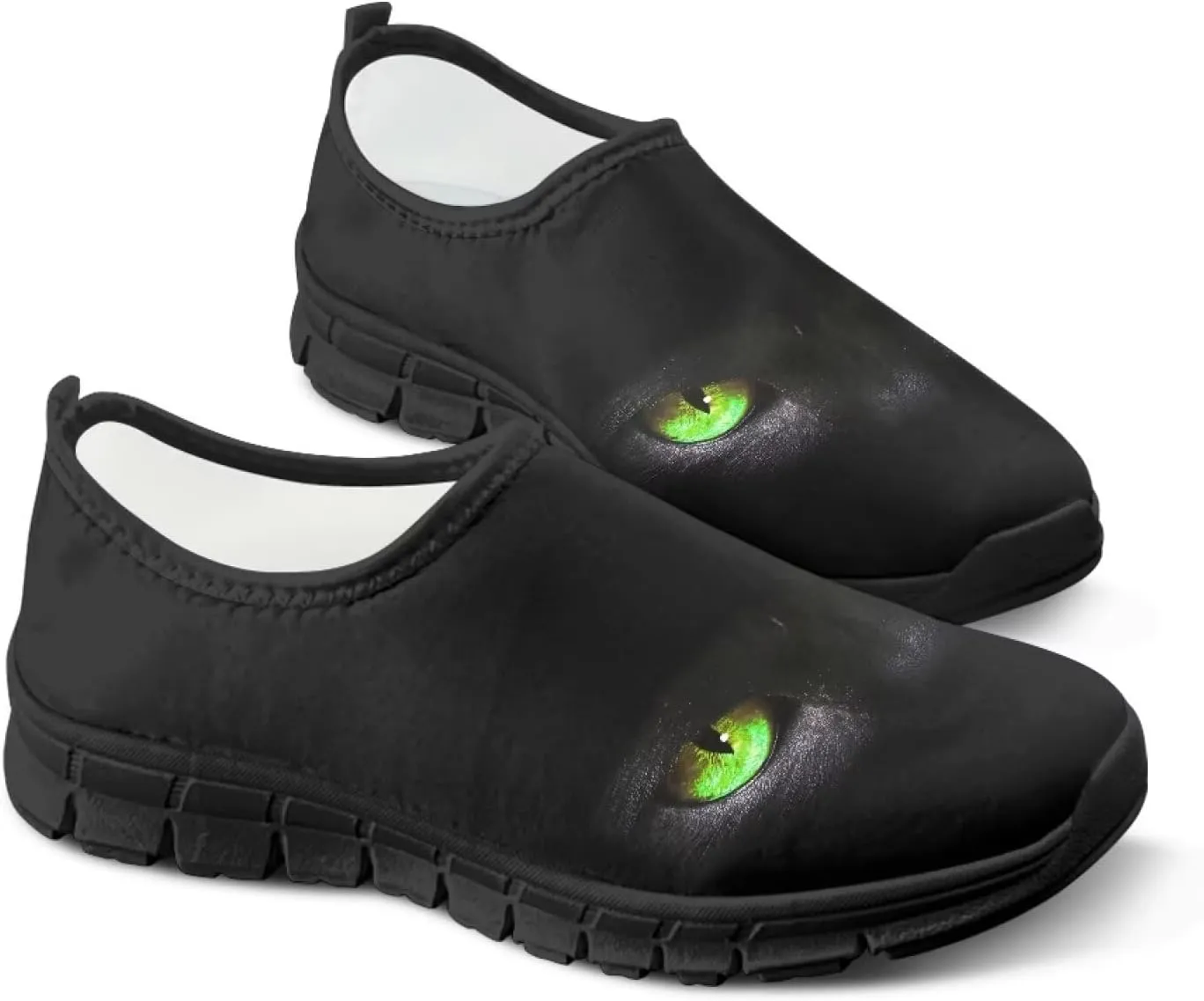 Men's Espadrilles Slip Lightweight Walking Casual Loafers Comfortable Travel Shoes（Black Sole）