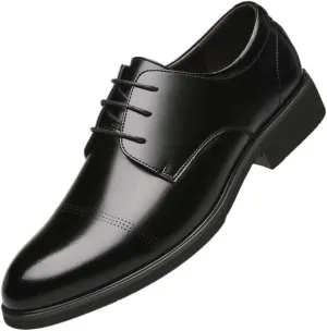 Men's Oxford Dress Shoes, Lace-Up Brogues Formal Shoes for Work, Wedding & Party, Comfortable Office & Evening Shoes for Men
