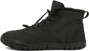 Mens Womens Hike Barefoot Minimalist Shoes Winter Footwear Zero Drop Sole Wide Toe Box Waterproof Hiking Boots Women Warm and comfortable
