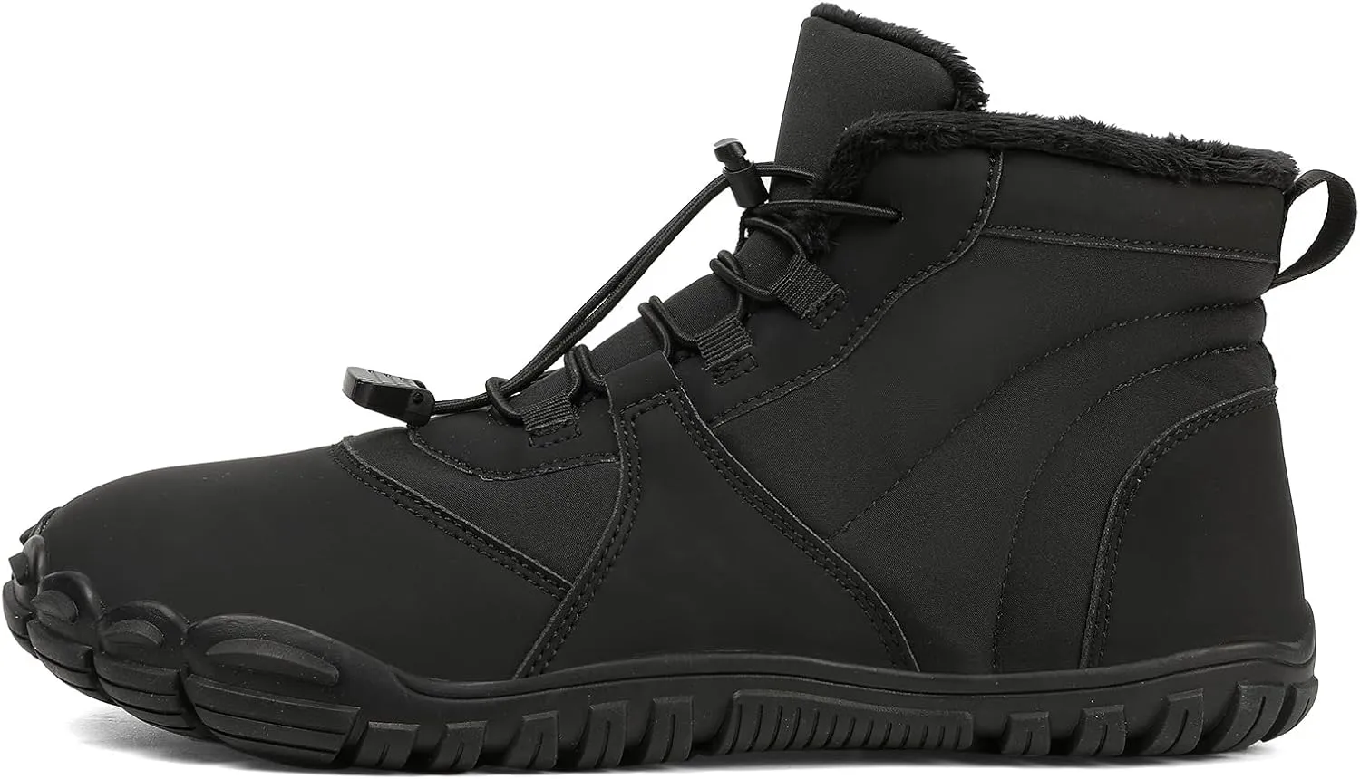 Mens Womens Hike Barefoot Minimalist Shoes Winter Footwear Zero Drop Sole Wide Toe Box Waterproof Hiking Boots Women Warm and comfortable