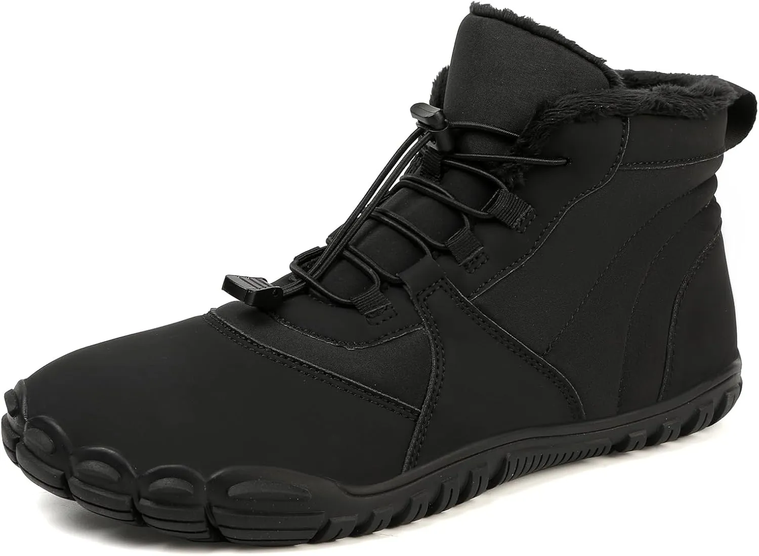 Mens Womens Hike Barefoot Minimalist Shoes Winter Footwear Zero Drop Sole Wide Toe Box Waterproof Hiking Boots Women Warm and comfortable