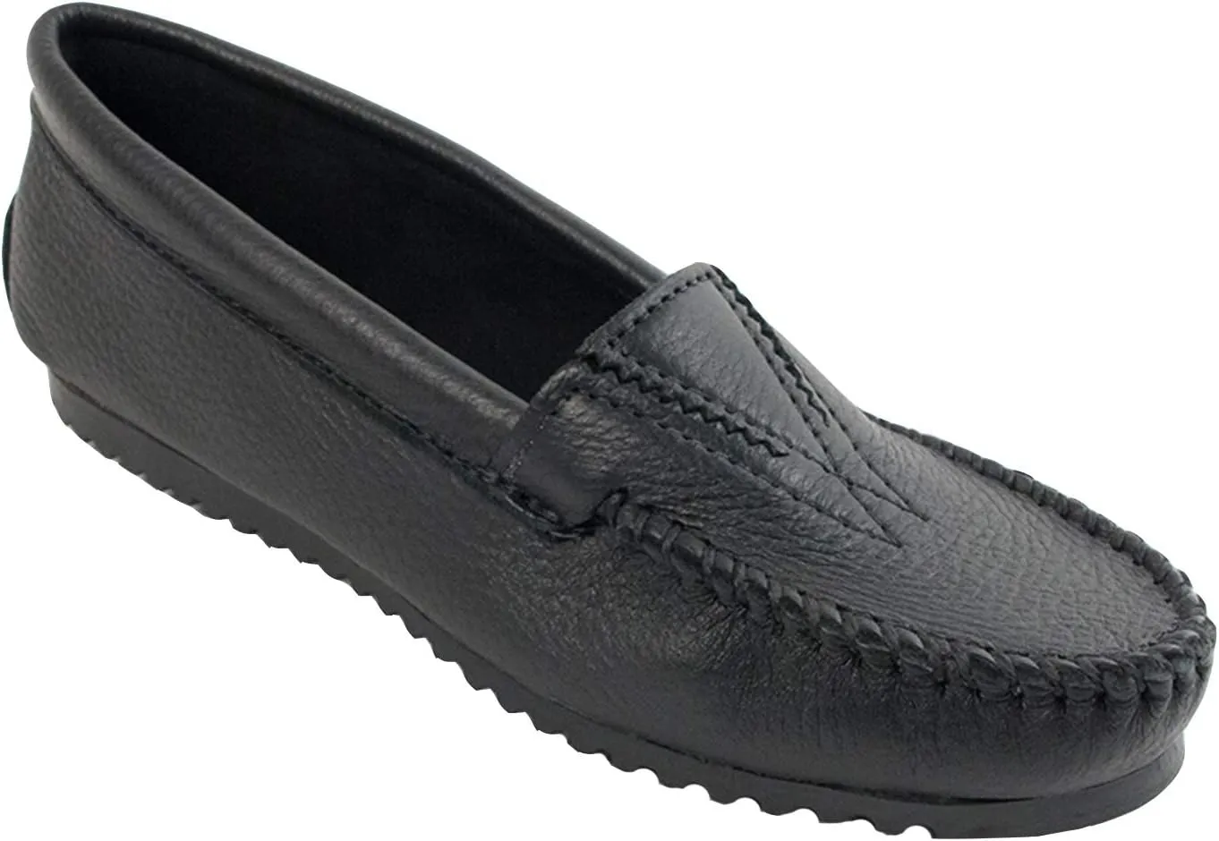 Minnetonka Women's Deerskin Gore Front Moccasin