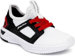 Nautica Kids Athletic Slip-On Sneakers - Comfortable Bungee Running Shoes for Boys and Girls - Stylish and Supportive Footwear for Active Kids (Big Kid/Little Kid/Toddler)