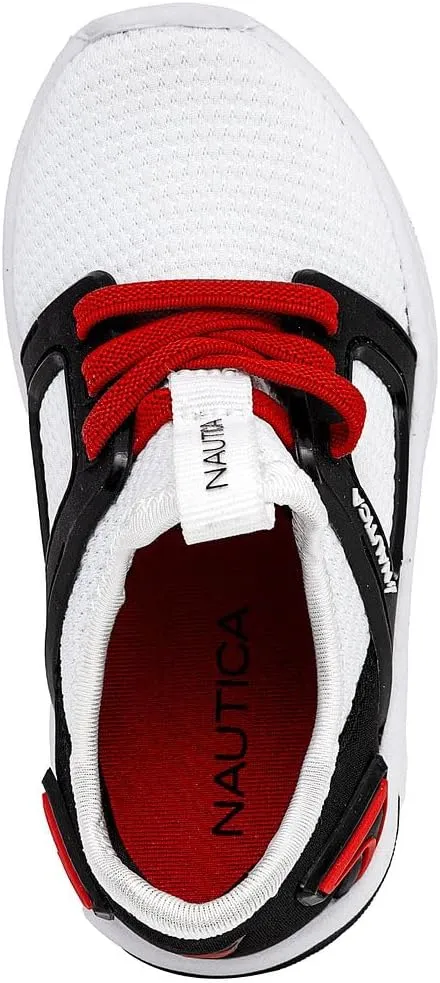 Nautica Kids Athletic Slip-On Sneakers - Comfortable Bungee Running Shoes for Boys and Girls - Stylish and Supportive Footwear for Active Kids (Big Kid/Little Kid/Toddler)