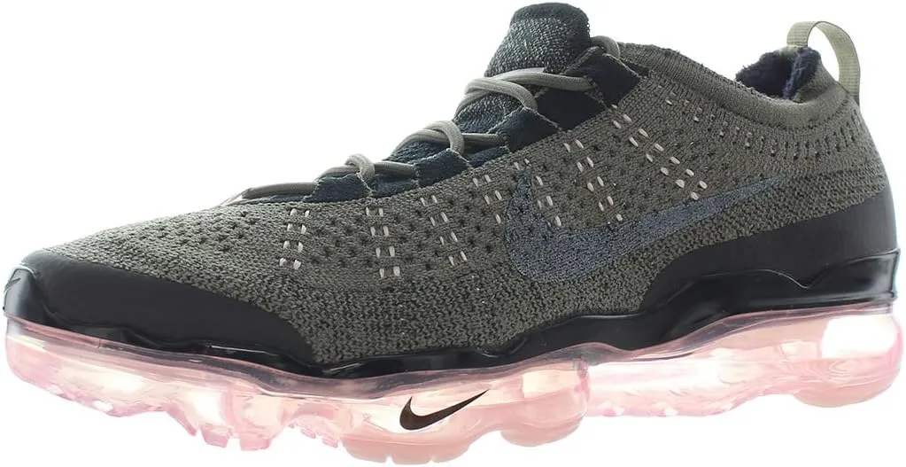 Nike Air Vapormax 2023 Flyknit Men's Shoes (DV1678-200, Medium Olive/Pink Oxford/Black/Black)