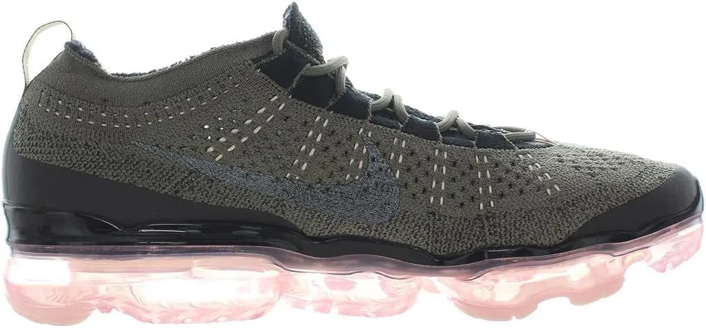 Nike Air Vapormax 2023 Flyknit Men's Shoes (DV1678-200, Medium Olive/Pink Oxford/Black/Black)