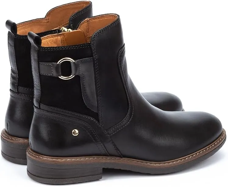 PIKOLINOS Flat Ankle Boots Leather Aldaya for Woman