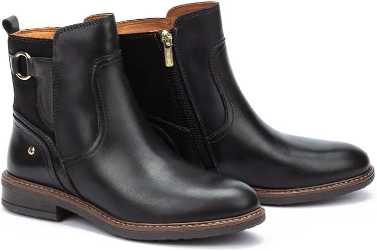 PIKOLINOS Flat Ankle Boots Leather Aldaya for Woman