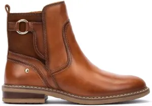 PIKOLINOS Flat Ankle Boots Leather Aldaya for Woman