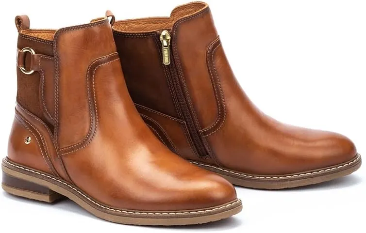 PIKOLINOS Flat Ankle Boots Leather Aldaya for Woman