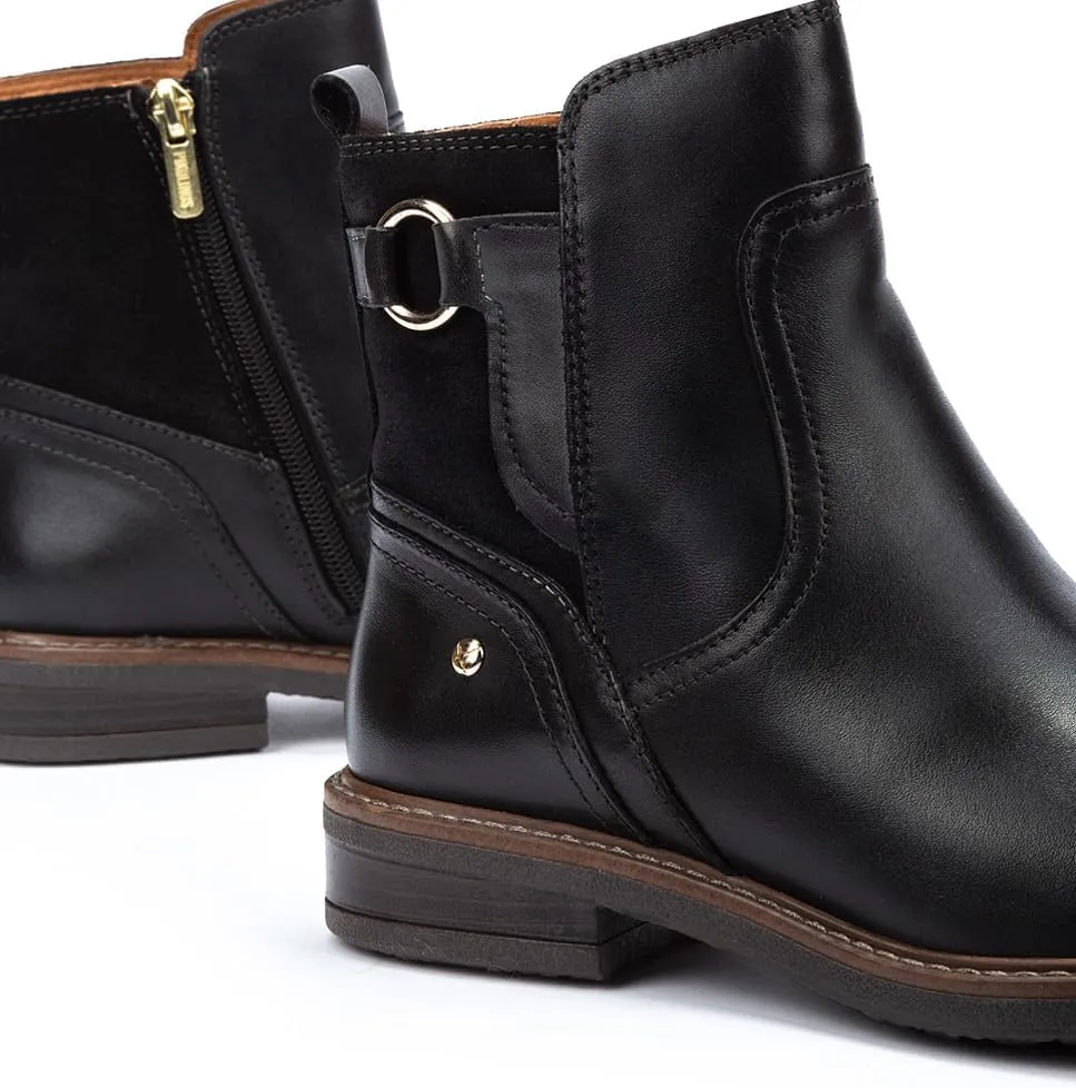 PIKOLINOS Flat Ankle Boots Leather Aldaya for Woman