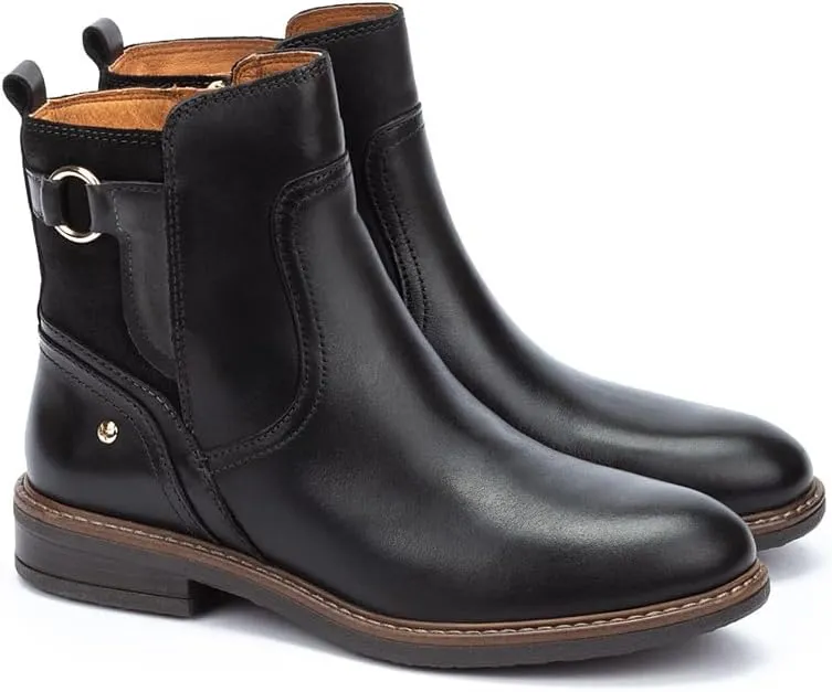 PIKOLINOS Flat Ankle Boots Leather Aldaya for Woman