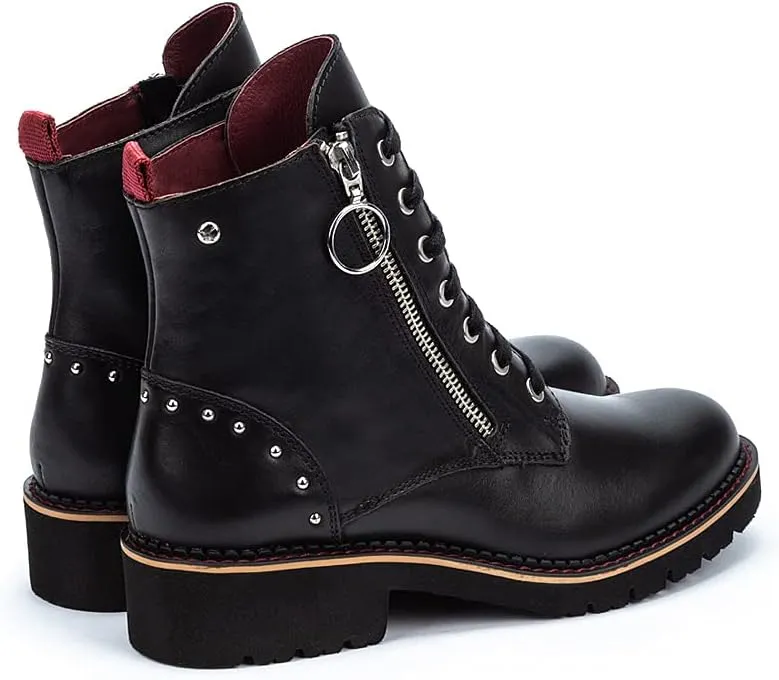 PIKOLINOS Flat Ankle Boots Leather Vicar for Woman