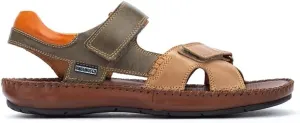 PIKOLINOS Flat Sandals Leather Tarifa for Man