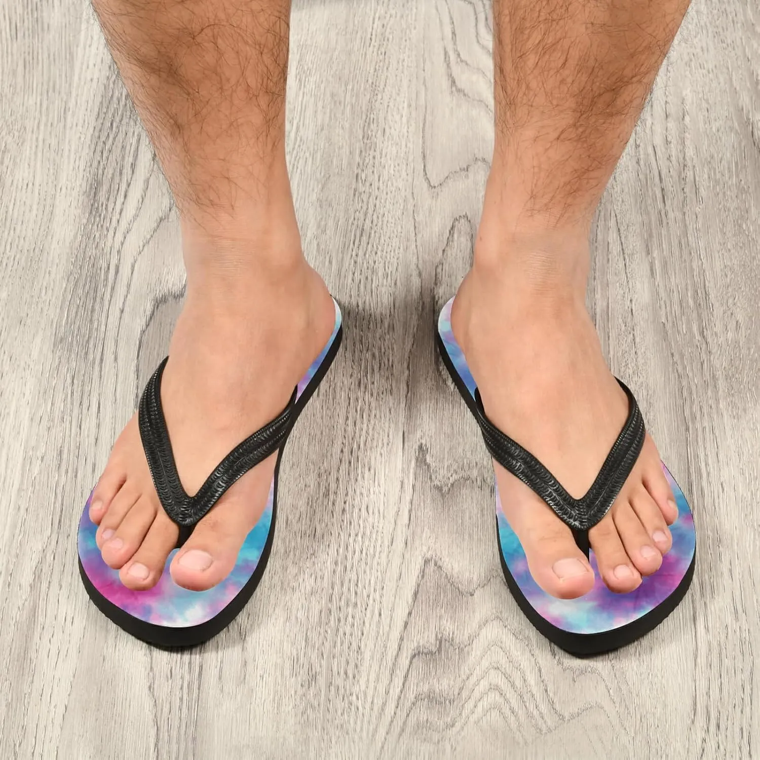 Poeticcity Flip Sandal Men Women Flip Flops for Hotel Spa Home Slippers Bedroom Travel S-XXL
