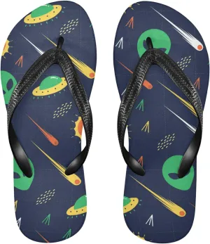 Poeticcity Flip Sandal Men Women Flip Flops for Hotel Spa Home Slippers Bedroom Travel S-XXL