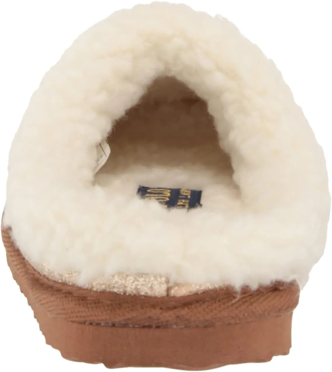 POLO RALPH LAUREN Boy's Charlotte Scuff Gld Glt/CRM Pp Sneaker