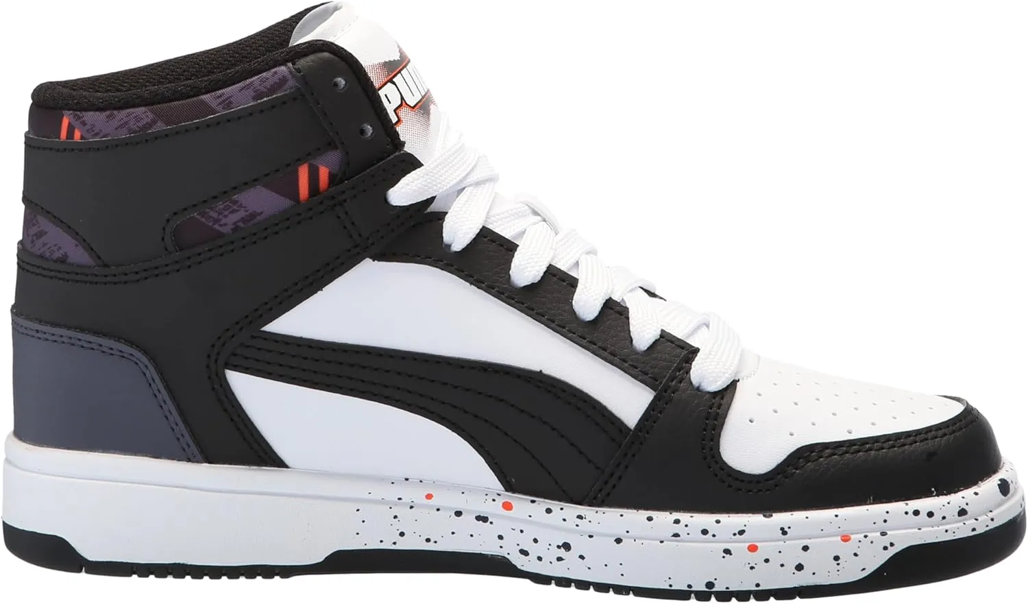 PUMA Kids' Rebound Layup Synthetic Leather Hook and Loop