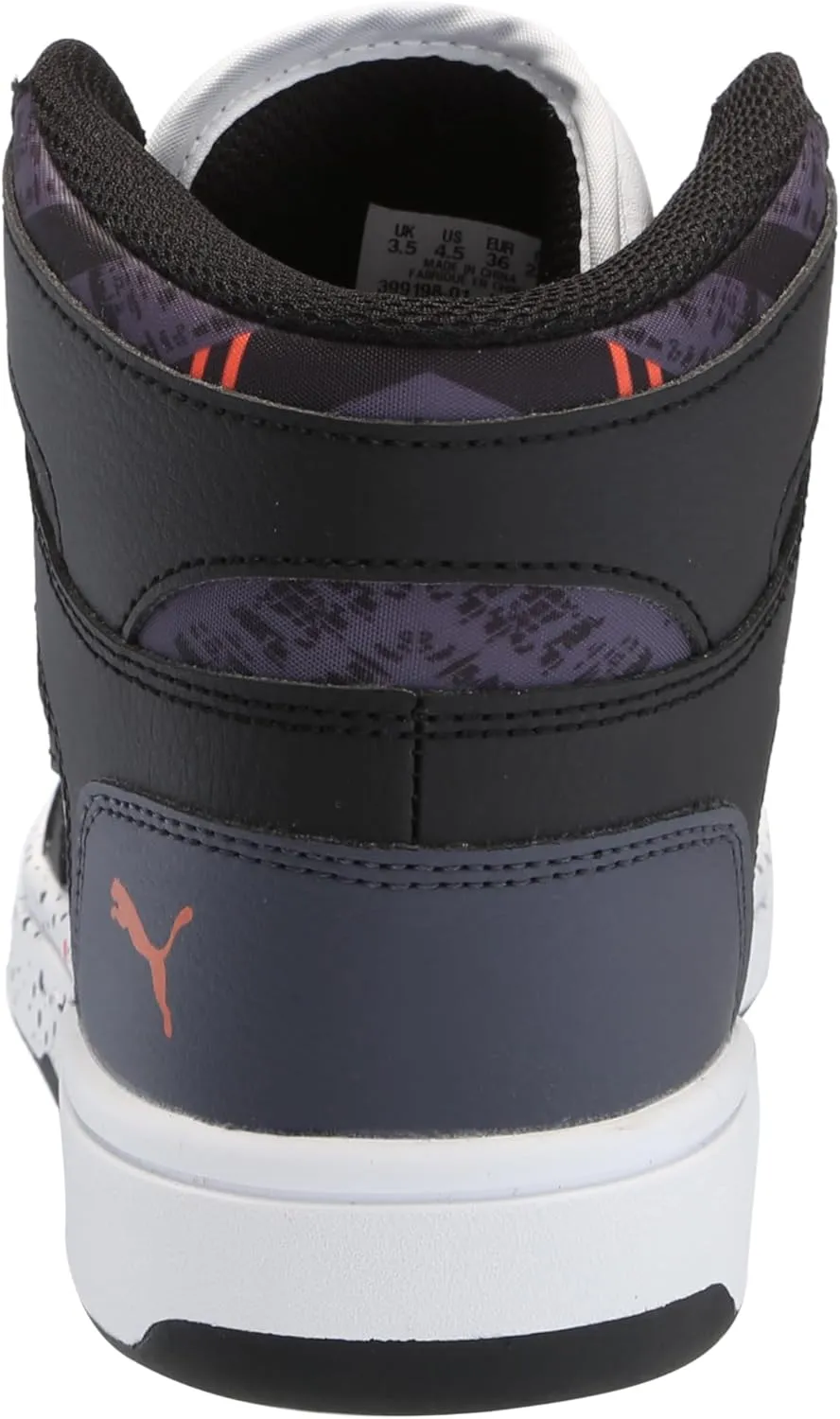 PUMA Kids' Rebound Layup Synthetic Leather Hook and Loop
