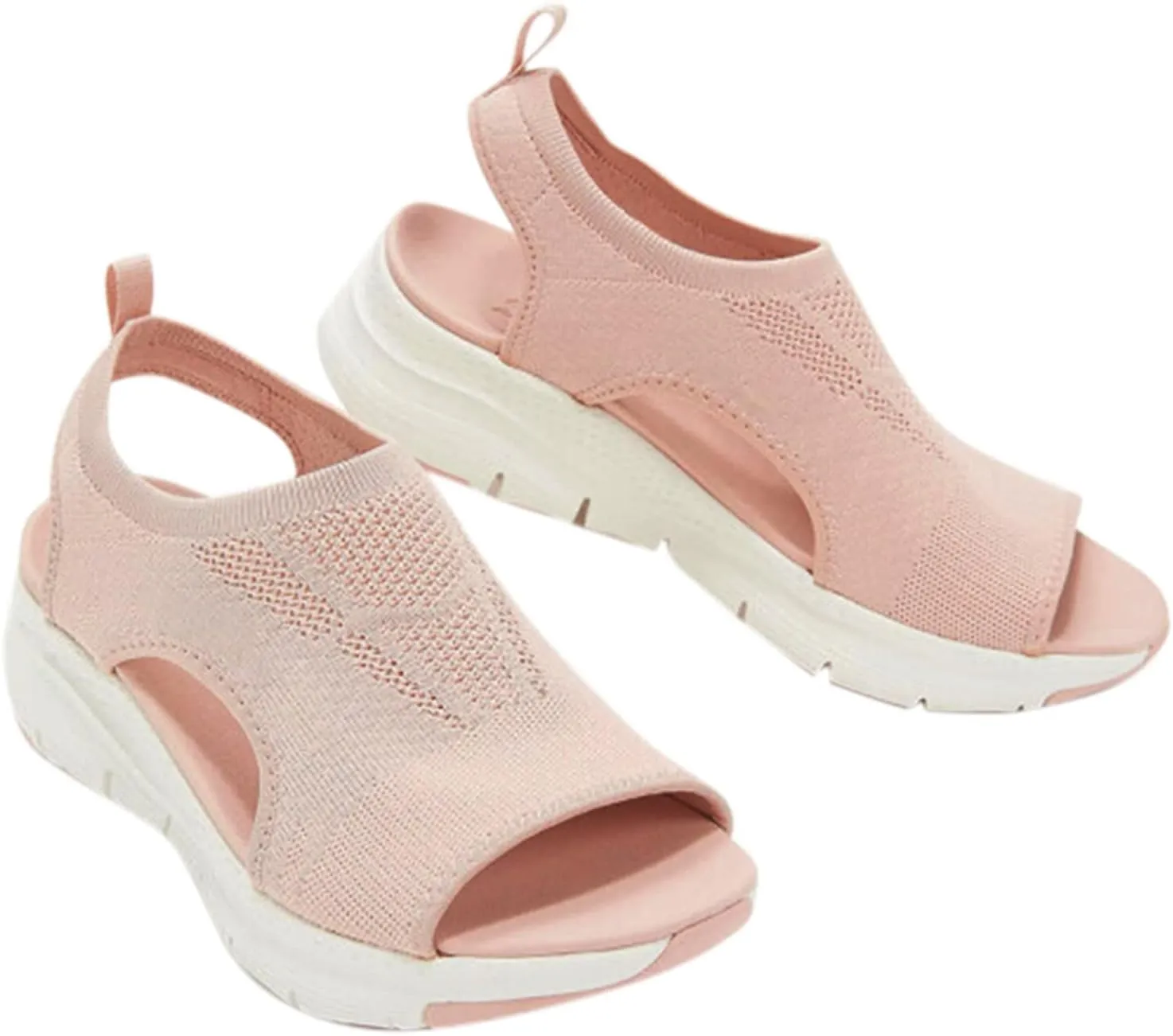 SBGMoSJ Orthopedic Flats for Women 2024 Summer Dress Sandals for Women Gold Sandals for Women Dressy Wide Width Women's Summer Sandals White Orthopedic Flip Flops with Back Strap Women Slides Sandals