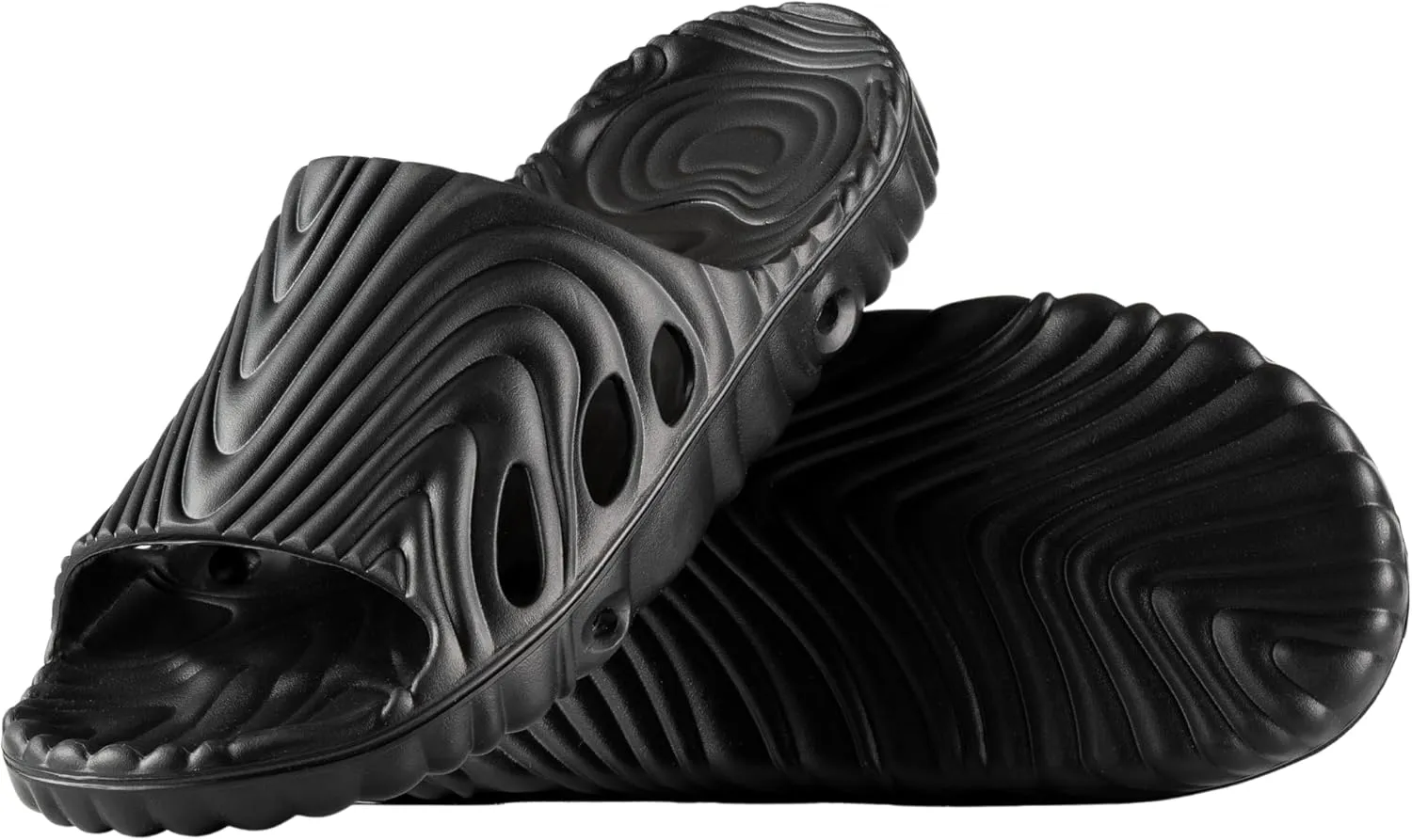 Shower Shoez Mens and Womens Non-Slip, with Side Drain Holes and Arch Support, Gym, Pool, Beach, Dorm Shower Sandal Slides