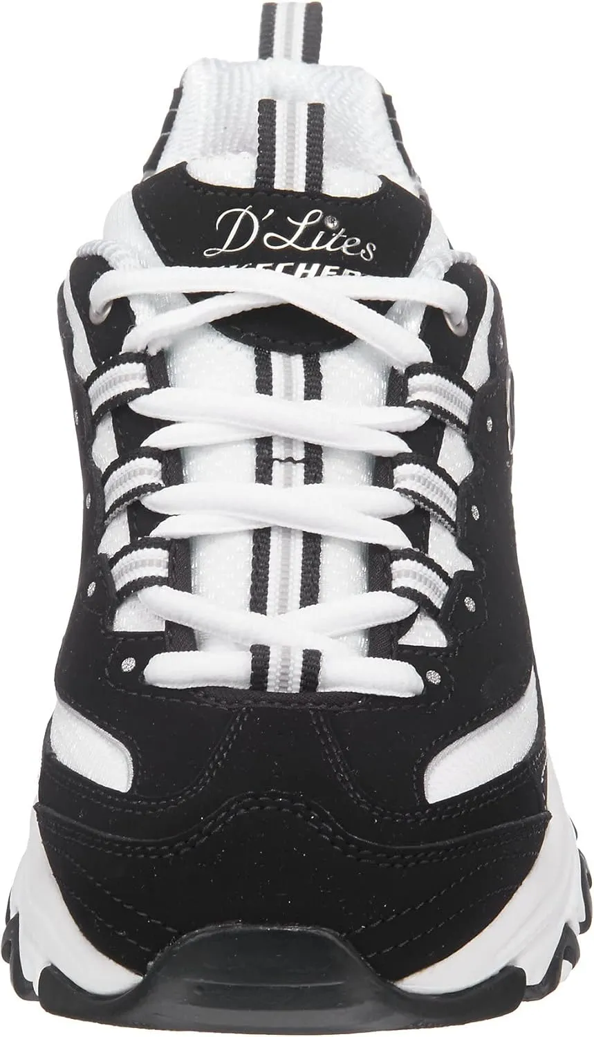 Skechers Women's D'Lites-Me Time Sneaker, 3/8 UK