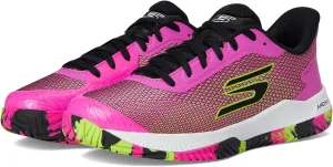 SKECHERS Women's Pickleball Viper Court Pro 2.0 Sneaker, Pink/Hot Pink, 11