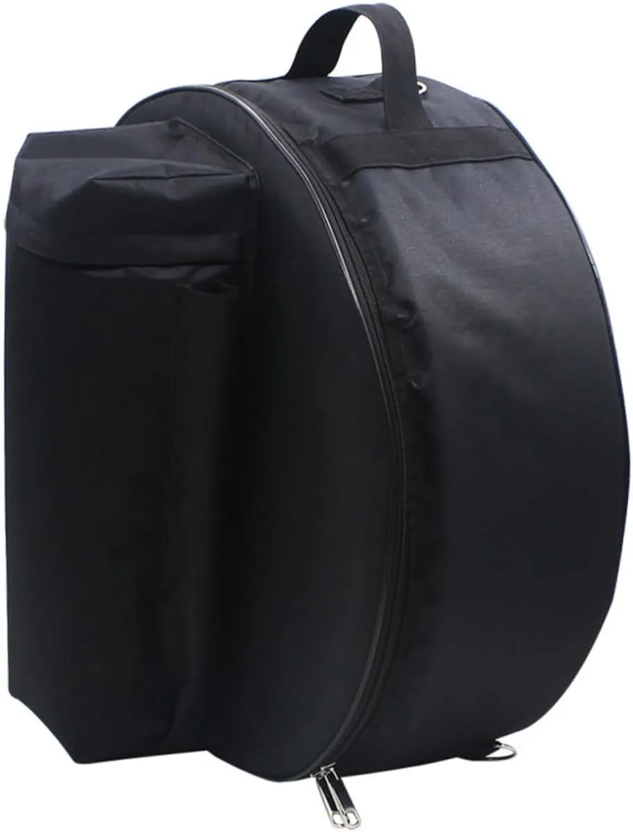 Snare Drum Bag Portable Easy to Carry Instrument Backpack with Dual Shoulder Straps Percussion Accessory Bag for Drummers and Musicians