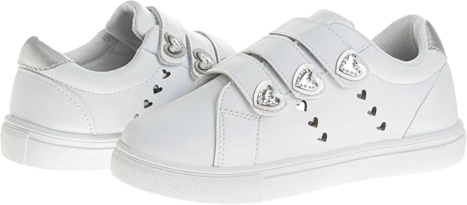 Sneaker Low Top Shoes - Kids Casual Sneakers LowTops Fashion Shoe for Girls (Sizes: 5-10 Toddler / 11-13 Little Kid / 1-4 Big Kid)