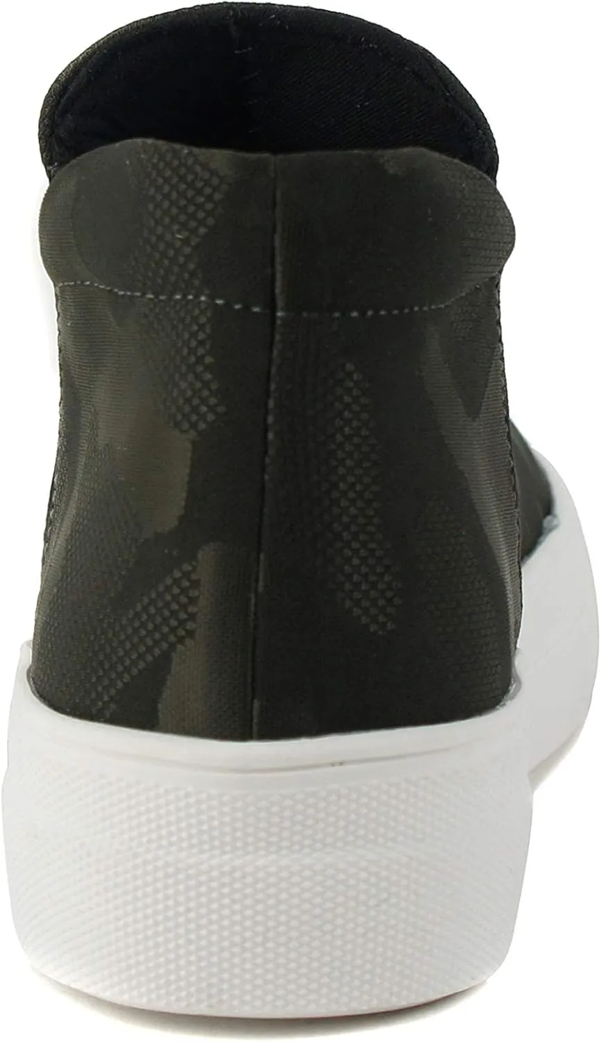 Soda Woods ~ Slip On High Top Twin Gore Double Layer Foam Padded Cushion Sock Fashion Sneakers