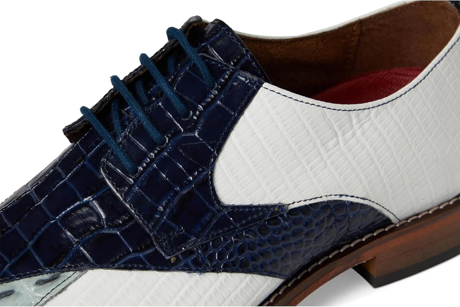 Stacy Adams Men's Tristano Bike Toe Lace Up Oxford
