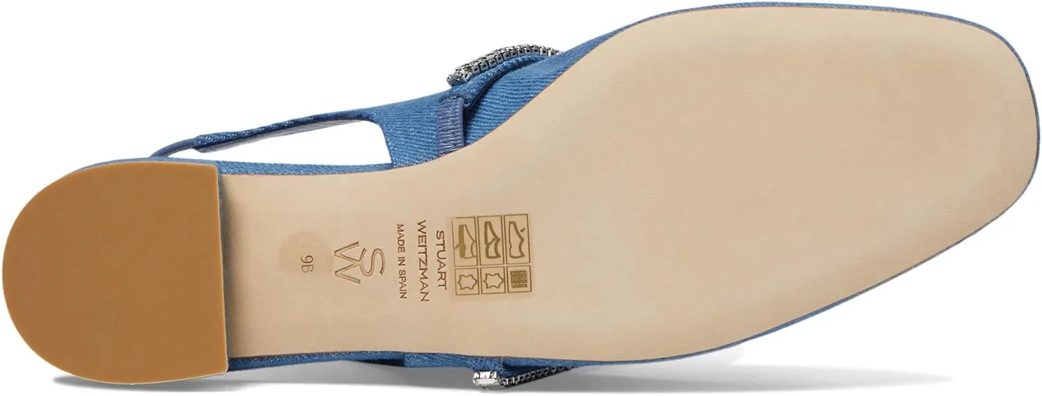Stuart Weitzman Women's Stefanie Slngback Flat Ballet