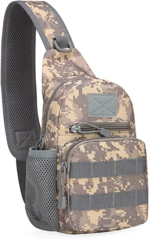 Tactical Shoulder Bag, Outdoor Sports Climbing Hiking Trekking Backpack, Men Military Hunting Fishing Molle Pack