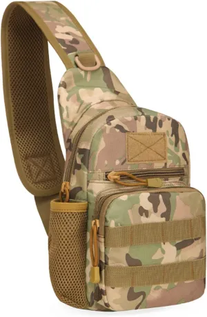 Tactical Shoulder Bag, Outdoor Sports Climbing Hiking Trekking Backpack, Men Military Hunting Fishing Molle Pack