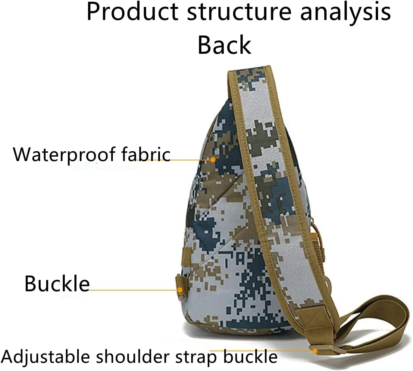 Tactical Shoulder Bag, Outdoor Sports Climbing Hiking Trekking Backpack, Men Military Hunting Fishing Molle Pack