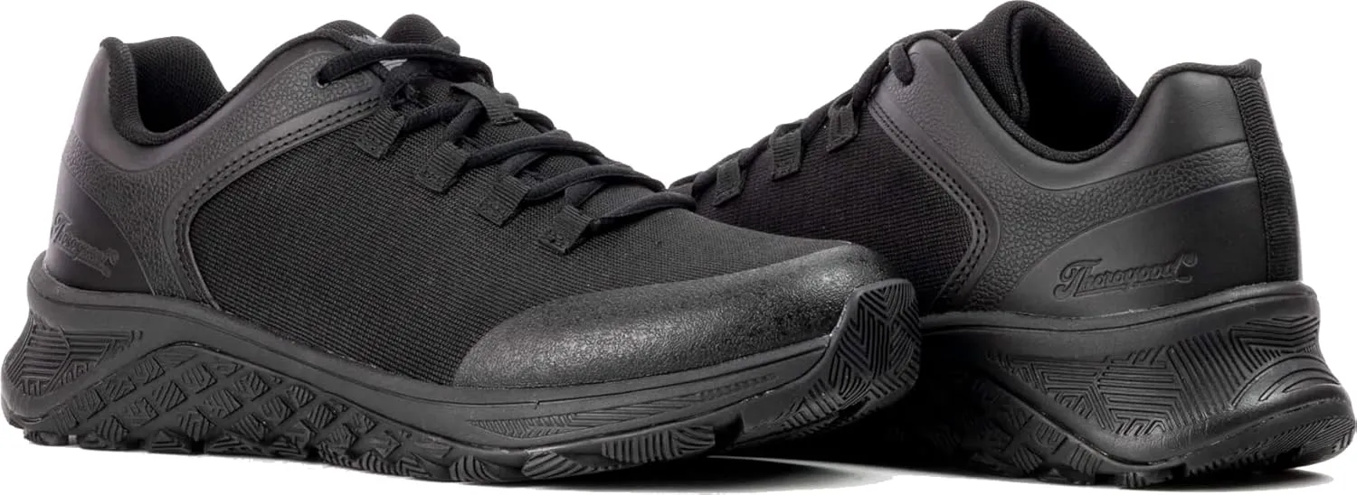 Thorogood T800 Series Composite Toe Work Shoes for Men and Women - Durable Non-Metallic Black Knit Upper with EVA Midsole and Slip-Resistant Rubber Outsole; EH Rated