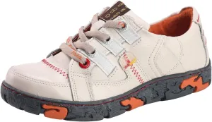 TMA EYES Genuine Leather Women's Flat Fashion Sneaker Shoes for Outdoor