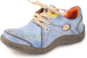 TMA EYES Hand Stitching Leather Women's Sneaker