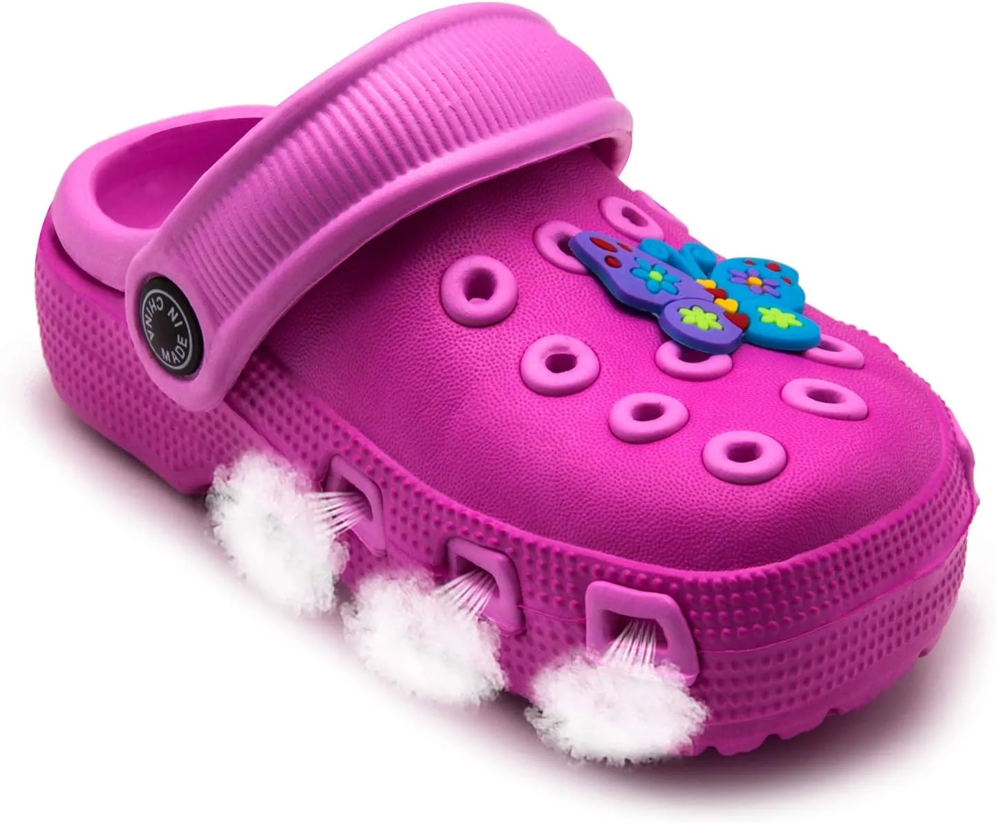 Toddler Little Kids Clogs Slippers Sandals, Non-Slip Girls Boys Clogs Slide Lightweight Garden Shoes Slip-on Beach Pool Shower Slippers