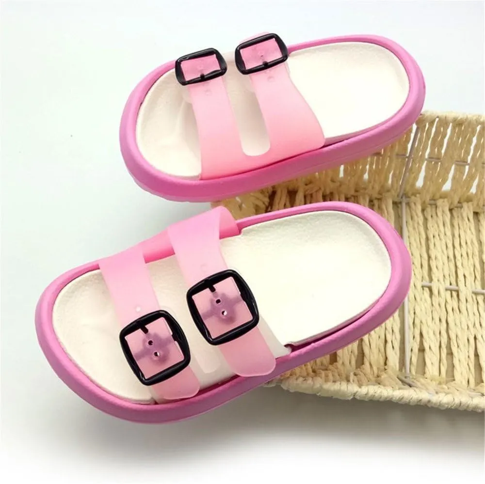Toddler Little Kids Summer Sandals Non-Slip Boy Girl Slide Lightweight Beach Water Shoes Shower Pool Slippers