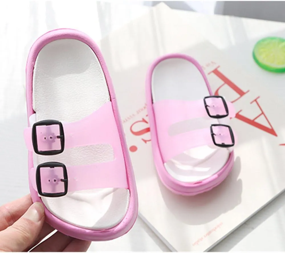 Toddler Little Kids Summer Sandals Non-Slip Boy Girl Slide Lightweight Beach Water Shoes Shower Pool Slippers